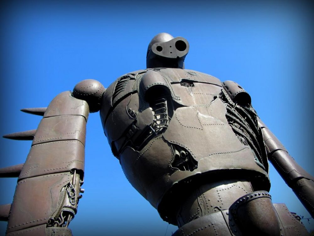 Robot dalam ukuran asli dari Laputa (Castle in the Sky) ini sangat mengagumkan