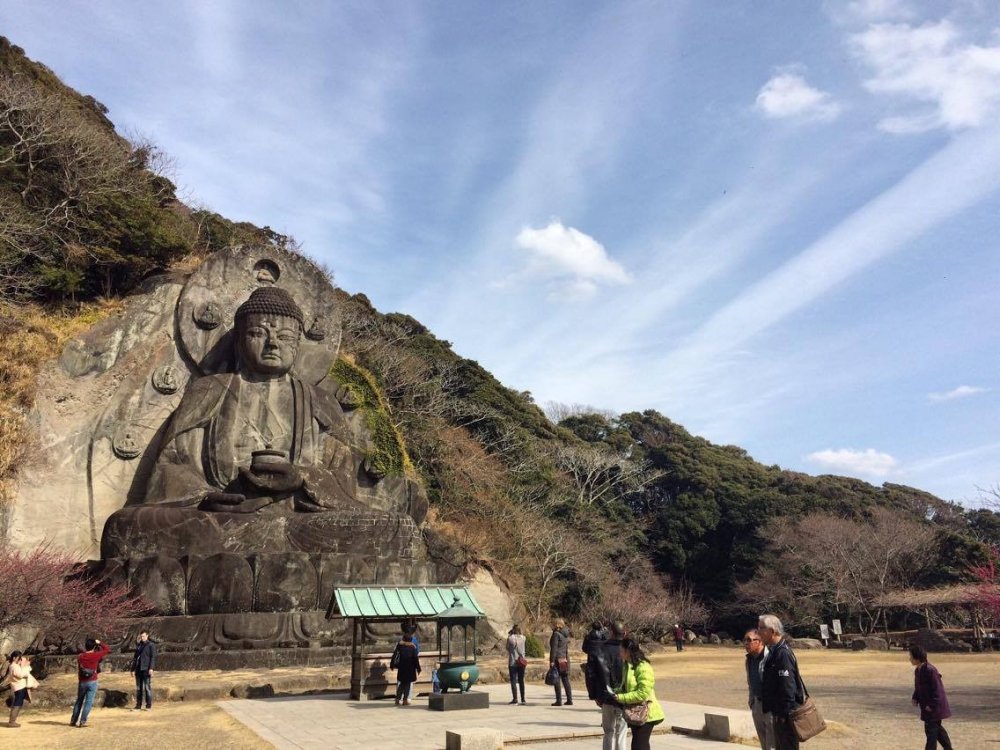 "Daibutsu" or big buddha a Nihon-ji on Sawtooth Mountain.