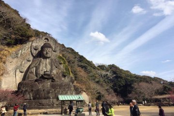 "Daibutsu" or big buddha a Nihon-ji on Sawtooth Mountain.