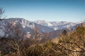  When traversing from Mt. Mitake to Mt. Hinode it’s possible to see some of the many mountains that make up the picturesque Okutama-kai National Park