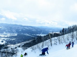 Happo-One has some of the steepest and best terrain in Japan.