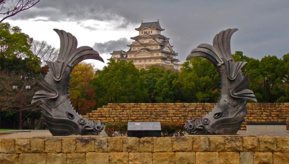 Himeji Castle before the renovation started