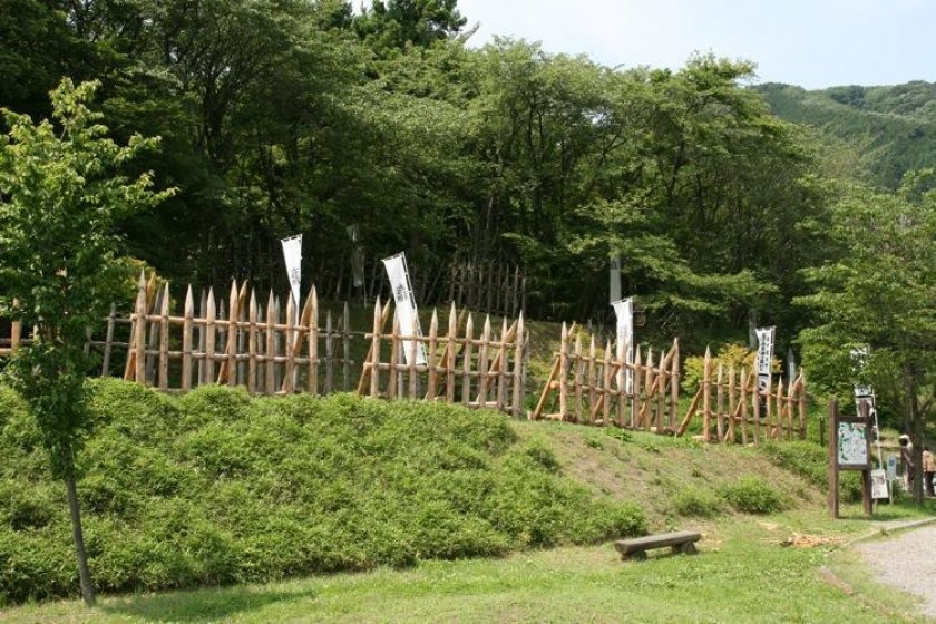 Ishida Mitsunari\'s fortified war camp at Sekigahara