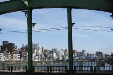 One of the bridges across the Sumida River