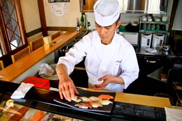 Some of Japan's best and freshest sashimi is on offer in Otaru