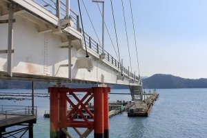 The bridge to nowhere at Sea Road Yawatahama