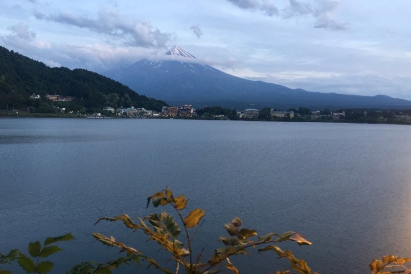 Mt. Fuji & Lake Kawaguchi, as seen from the path
