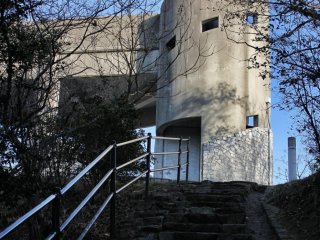 The observation deck on the hill is accessed from several directions