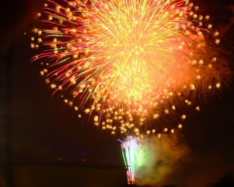 니이가타 축제 불꽃놀이
