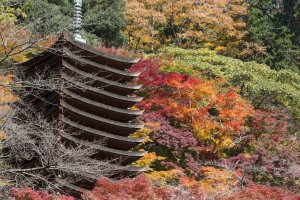La pagode en automne