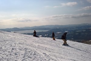Lake Tazawa and slope
