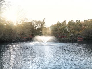 Inokashira Park Pond and Benzaiten shrine