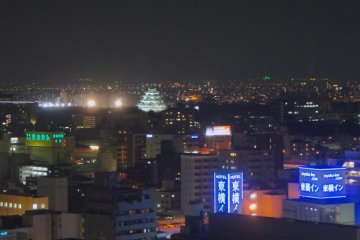 Nagoya Castle as seen from the JR Central Towers