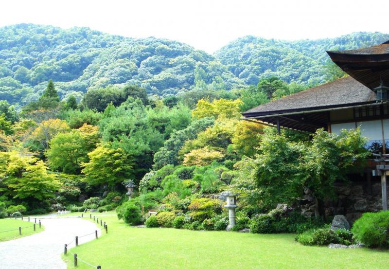 สวนมญี่ปุ่น โอะโคะจิ ซานโซะ ในอะระชิยะมะ เกียวโต