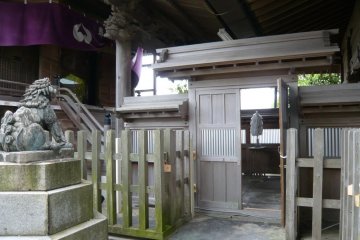 Inside Atago Shrine