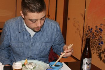 Enjoy the lunch course of fugu (blowfish) at Yamada-ya
