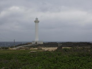 Cape Zanpa is a coral bluff at lands end with a lighthouse that once guided mariners near this rugged area