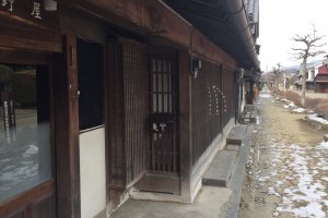 Heavy beam construction and fine woodwork are hallmarks of Unnojuku residences