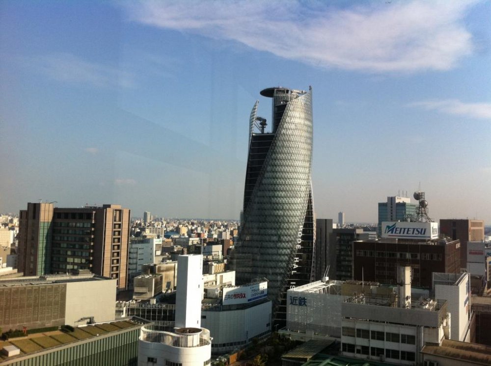 View from the Meieki Sky Lobby above JR Nagoya
