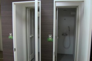 Shower rooms on the main floor