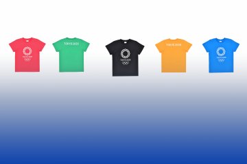 Цветные футболки с логотипом Токио2020 logo