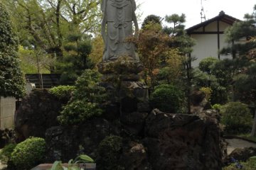 Keep a look out for Buddhist figures or statuary around the temple grounds.