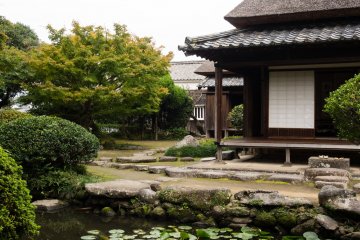 The Ohara Residence garden is the only one I've seen in Kitsuki with a pond