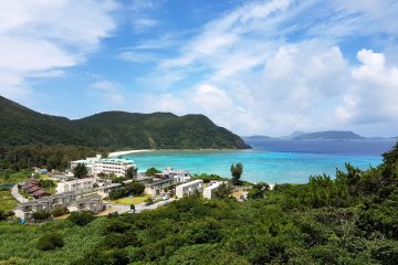 The smaller beach on Tokashiki Island will surprise you