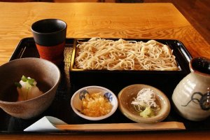 My delicious oroshi soba lunch