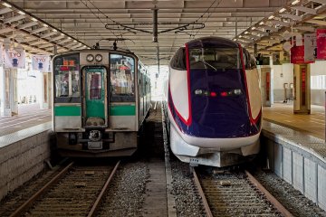Yamagata to Akita by Train
