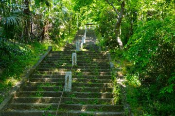 600 stone steps up to Kosho-ji Temple