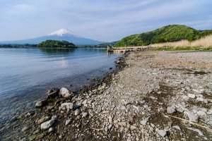 About a 10-15 minute walk away is Lake Kawaguchiko
