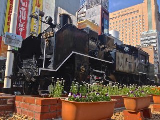 The SL Engine at Shimbashi Station