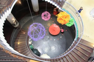<p>Wonder Museum has three levels that can be accessed via a large spiral staircase</p>