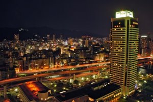 Hotel Okura and the highway view