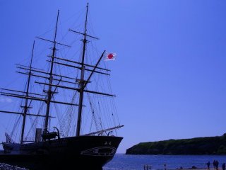 Kaiyomaru - The Tokugawa Shogunate's ship was stranded here in 1868 and restored