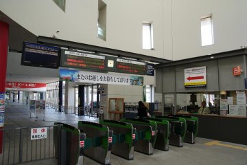 Hakodate Station ticket gates