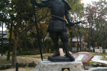 Statue of Oda Nobunaga at Okehazama