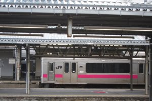 JR Train at Akita, Northern Japan