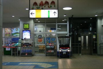 Signs and convenience stores.