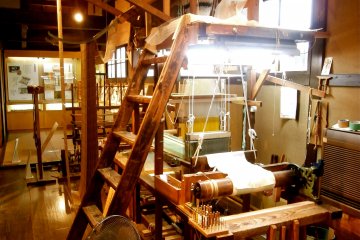 The real weaving machine they use for actual textiles