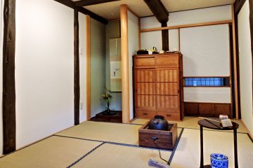 Tea room at Meguri-en Yururi