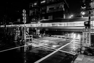 Rainy August in Tokyo -- there's nothing as poetic as a B&W photo of Tokyo train crossroads after the rain... So I thought, and this picture still provokes a lot of feelings in me, but I grew to change the lenses I viewed Japan with shortly after this "honeymoon" period.