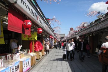 Весна на улице Накамисэ, Асакуса