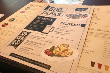 Alongside the main meals, there are tapas options for a lighter bite