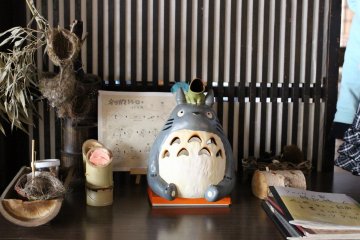 You will also find lots of Totoro paraphernalia