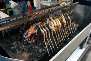 With hundreds of yatai food stalls, there is plenty to eat for everybody