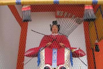 The Nio guardian of Fushimi Inari Taisha