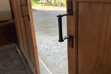 True Japanese doors don't swing, they slide