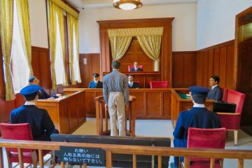 重建的法庭是日本第六老的